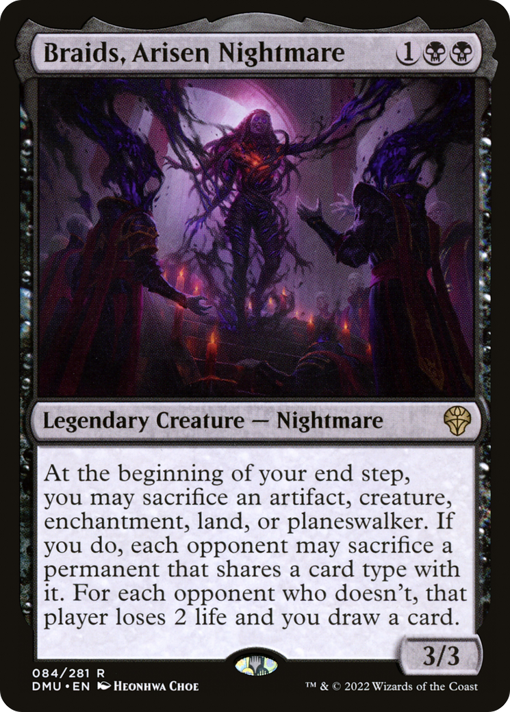 Image of Braids, Arisen Nightmare (DMU-084) - Dominaria United Foil