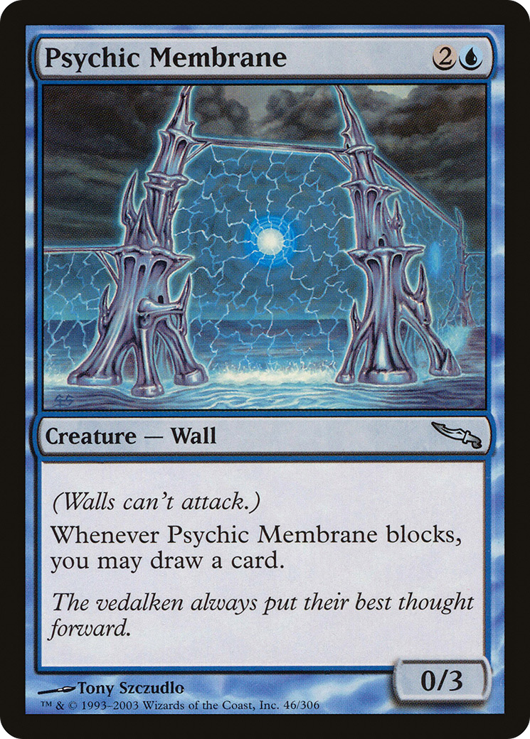 Image of Psychic Membrane (MRD-046) - Mirrodin Foil