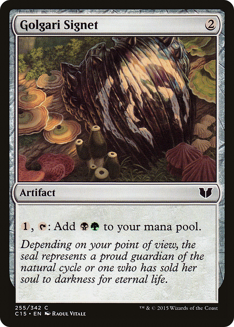 Image of Golgari Signet (C15-255) - Commander 2015