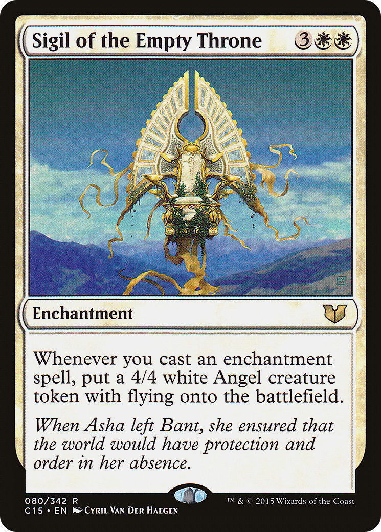 Image of Sigil of the Empty Throne (C15-080) - Commander 2015