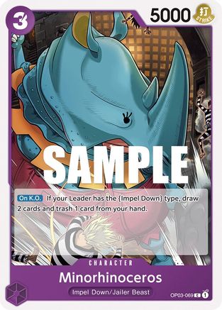 Image of Minorhinoceros (OP03-069) - Pillars of Strength