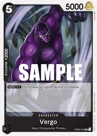 Image of Vergo (OP03-079) - Pillars of Strength