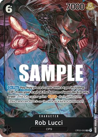 Image of Rob Lucci (092) (Alternate Art) (OP03-092) - Pillars of Strength Foil