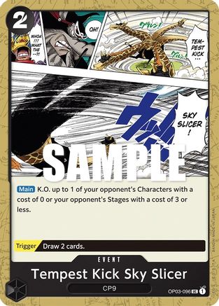 Image of Tempest Kick Sky Slicer (OP03-096) - Pillars of Strength