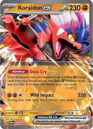 Image of Koraidon ex 029  - Holofoil SV Scarlet & Violet Promo Cards - Promo