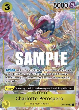 Image of Charlotte Perospero (Alternate Art) (OP03-113) - Pillars of Strength Foil