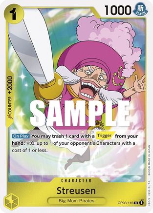 Image of Streusen (OP03-115) - Pillars of Strength Foil