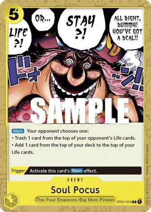 Image of Soul Pocus (ST07-015) - Starter Deck 7: Big Mom Pirates