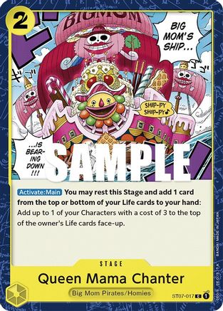 Image of Queen Mama Chanter (ST07-017) - Starter Deck 7: Big Mom Pirates