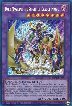 Image of Dark Magician the Knight of Dragon Magic (BLMR-EN001) - Battles of Legend: Monstrous Revenge 1st Edition