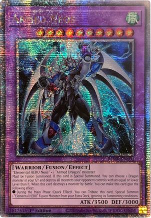Image of Armed Neos (Quarter Century Secret Rare) (BLMR-EN002) - Battles of Legend: Monstrous Revenge 1st Edition