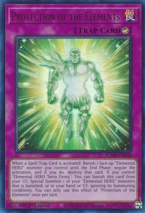 Image of Protection of the Elements (BLMR-EN038) - Battles of Legend: Monstrous Revenge 1st Edition