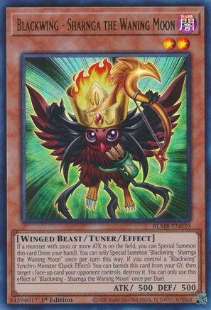 Image of Blackwing - Sharnga the Waning Moon (BLMR-EN039) - Battles of Legend: Monstrous Revenge 1st Edition