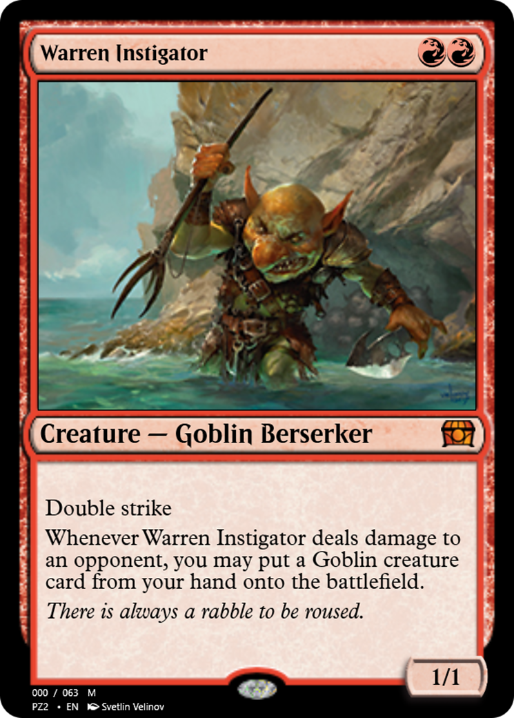 Image of Warren Instigator (PZ2-65853) - Treasure Chest Foil