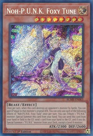 Image of Noh-P.U.N.K. Foxy Tune (BLMR-EN063) - Battles of Legend: Monstrous Revenge 1st Edition