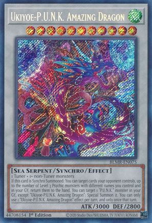 Image of Ukiyoe-P.U.N.K. Amazing Dragon (BLMR-EN075) - Battles of Legend: Monstrous Revenge 1st Edition