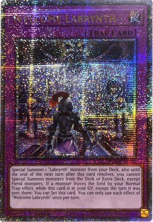 Image of Welcome Labrynth (Quarter Century Secret Rare) (BLMR-EN102) - Battles of Legend: Monstrous Revenge 1st Edition