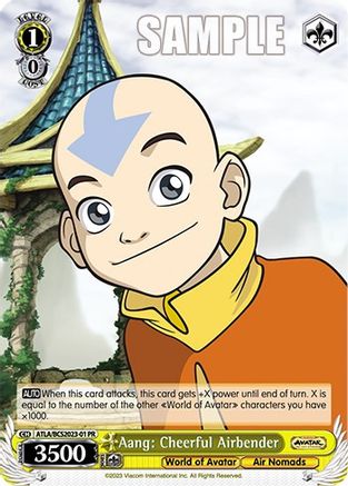 Image of Aang: Cheerful Airbender (ATLA/BCS2023-01 PR) - Bushiroad Event Cards