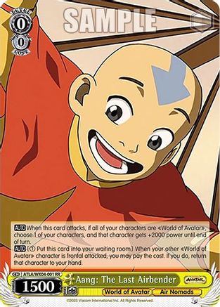 Image of Aang: The Last Airbender (ATLA/WX04-001 RR) - Avatar: The Last Airbender
