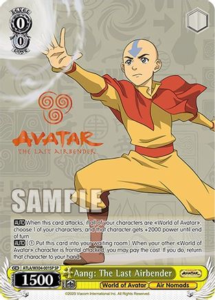 Image of Aang: The Last Airbender (SP) (ATLA/WX04-001SP SP) - Avatar: The Last Airbender