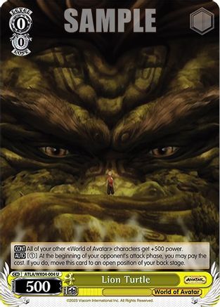Image of Lion Turtle (ATLA/WX04-004 U) - Avatar: The Last Airbender