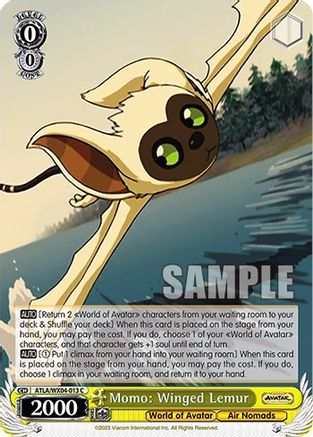 Image of Momo: Winged Lemur (ATLA/WX04-013 C) - Avatar: The Last Airbender