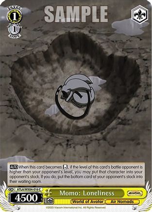 Image of Momo: Loneliness (ATLA/WX04-016 C) - Avatar: The Last Airbender