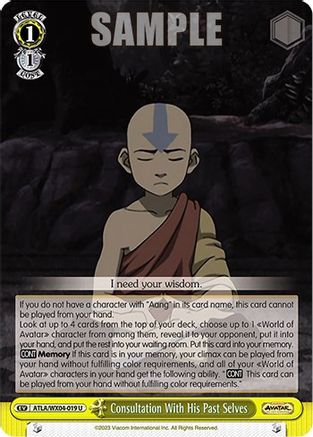 Image of Aang: Consulting His Past Selves (ATLA/WX04-019 U) - Avatar: The Last Airbender