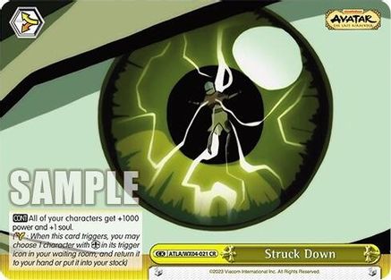 Image of Struck Down (ATLA/WX04-021 CR) - Avatar: The Last Airbender