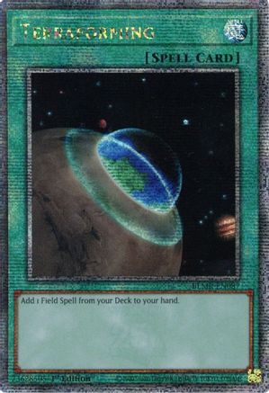 Image of Terraforming (Quarter Century Secret Rare) (BLMR-EN087) - Battles of Legend: Monstrous Revenge 1st Edition