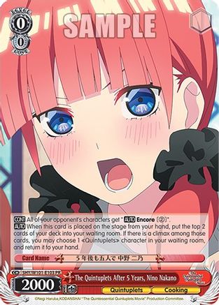 Image of The Quintuplets After 5 Years, Nino Nakano (5HY/W101-E103) - The Quintessential Quintuplets Movie