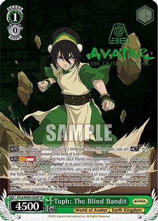 Image of Toph: The Blind Bandit (SP) (ATLA/WX04-024SP SP) - Avatar: The Last Airbender