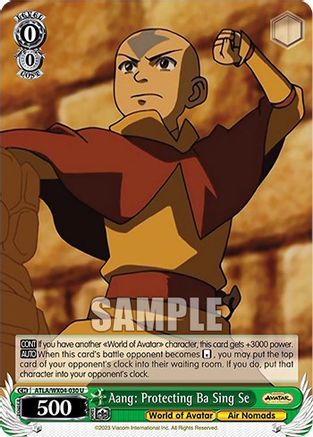 Image of Aang: Protecting Ba Sing Se (ATLA/WX04-030 U) - Avatar: The Last Airbender