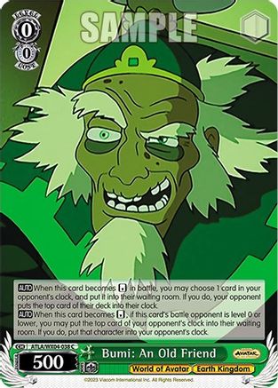 Image of Bumi: An Old Friend (ATLA/WX04-038 C) - Avatar: The Last Airbender