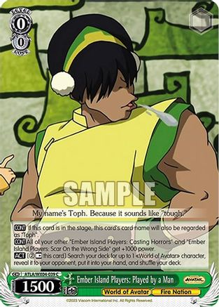 Image of Ember Island Players: Played by a Man (ATLA/WX04-039 C) - Avatar: The Last Airbender