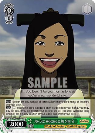 Image of Joo Dee: Welcome to Ba Sing Se (a) (ATLA/WX04-040a C) - Avatar: The Last Airbender