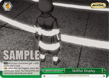 Image of Skillful Display (ATLA/WX04-045 CR) - Avatar: The Last Airbender