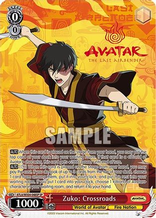 Image of Zuko: Crossroads (SP) (ATLA/WX04-048SP SP) - Avatar: The Last Airbender