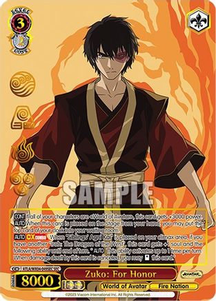 Image of Zuko: For Honor (SEC) (ATLA/WX04-049SEC SEC) - Avatar: The Last Airbender