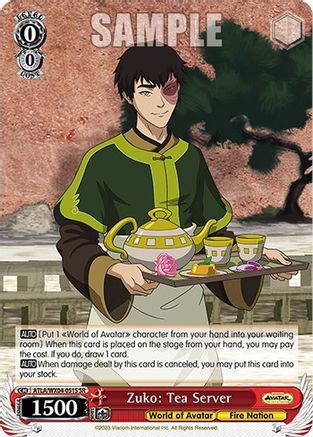 Image of Zuko: Tea Server (SR) (ATLA/WX04-051S SR) - Avatar: The Last Airbender