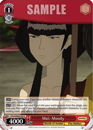 Image of Mai: Moody (ATLA/WX04-055 R) - Avatar: The Last Airbender