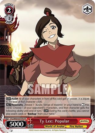 Image of Ty Lee: Popular (ATR) (ATLA/WX04-057ATR ATR) - Avatar: The Last Airbender