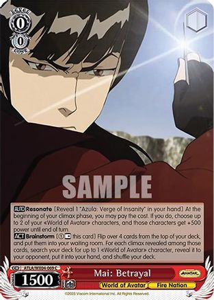 Image of Mai: Betrayal (ATLA/WX04-069 C) - Avatar: The Last Airbender