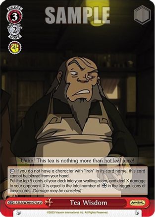 Image of Tea Wisdom (a) (ATLA/WX04-073a U) - Avatar: The Last Airbender