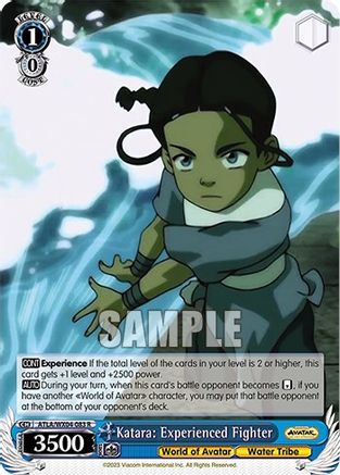 Image of Katara: Experienced Fighter (ATLA/WX04-083 R) - Avatar: The Last Airbender