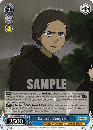 Image of Katara: Vengeful (ATLA/WX04-084 R) - Avatar: The Last Airbender