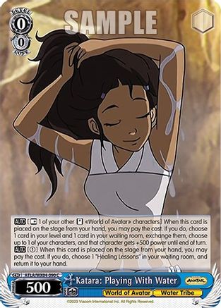 Image of Katara: Playing With Water (ATLA/WX04-090 C) - Avatar: The Last Airbender