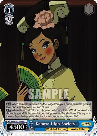 Image of Katara: High Society (ATLA/WX04-094 C) - Avatar: The Last Airbender