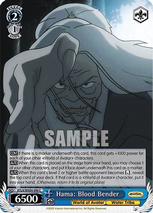 Image of Hama: Blood Bender (ATLA/WX04-096 C) - Avatar: The Last Airbender