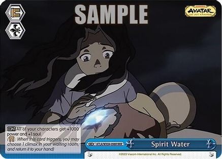 Image of Spirit Water (RRR) (ATLA/WX04-098R RRR) - Avatar: The Last Airbender
